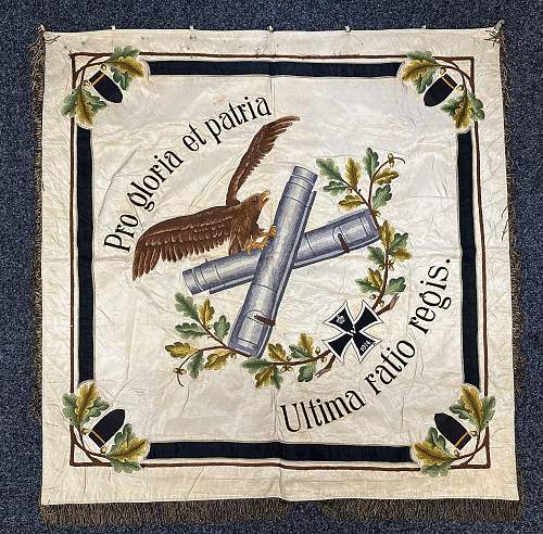 Stunning WW1 Artillerie Verein Banner