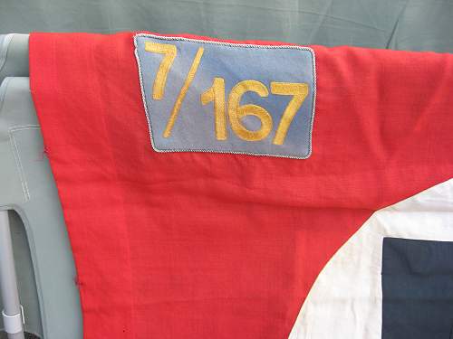 Nazi party flag with  unit patch,,,need id