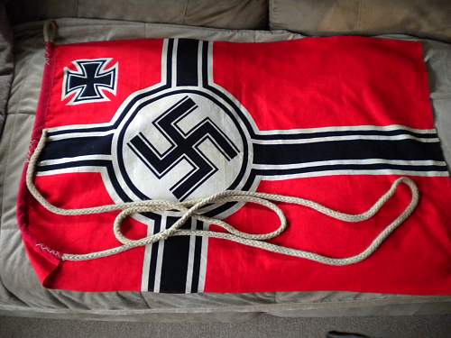 Is this an original Reichskreigsflag?  HELP!