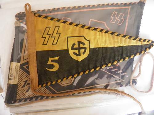 SS Pennants from the Berghof