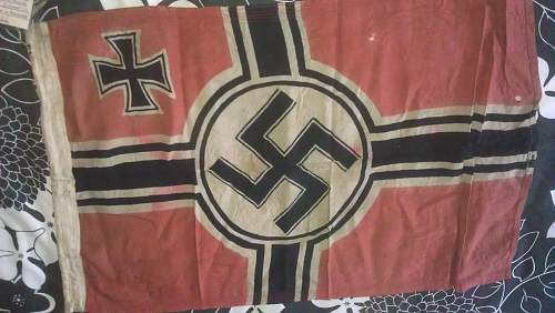 x3 Flags, inc. Party Flag &amp; x2 Kriegsmarine Related Flags