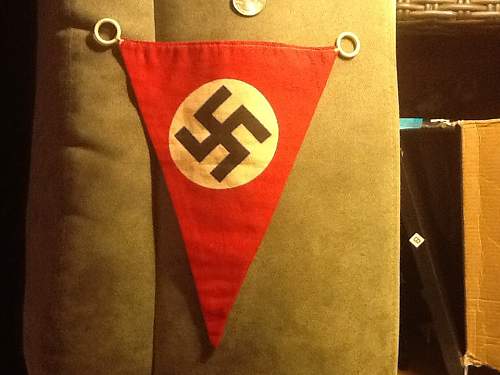 My new pennant for opinions.