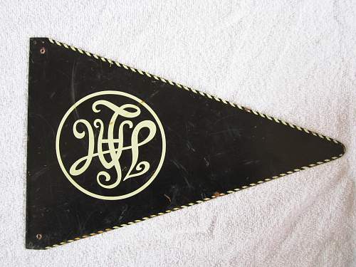 LAH Metal Car Pennant. Real? Thanks:)