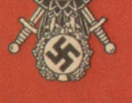 very rare NS-RBK Reichsbund der Korperbehinderten Flag