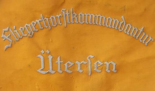 Luftwaffe Schellenbaume Flagge 'Uetersen'