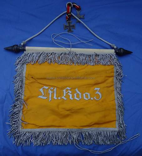 Luftwaffe flight section Schellenbaume Flagge 'Lfl. Kdo.3'