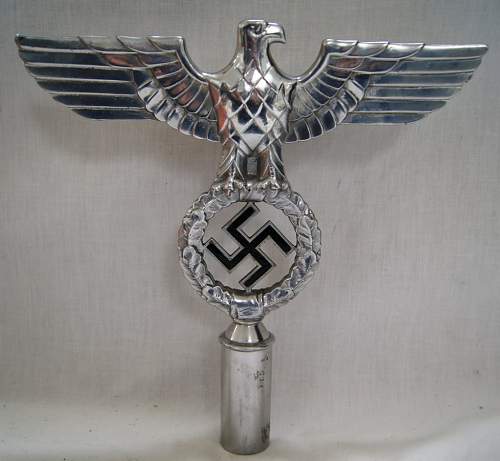 Nazi Flag pole top. Opinions??