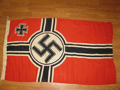 Dutch made Reichskriegsflag.