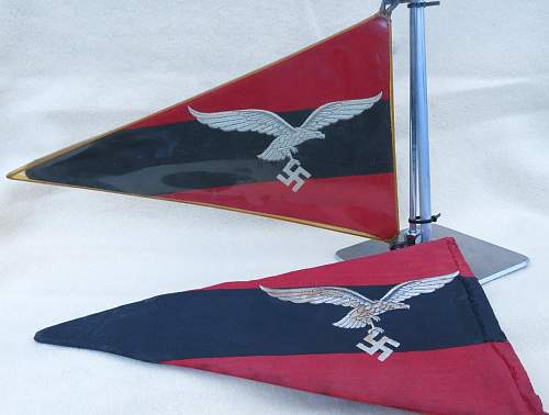 Luftwaffe Flak vehicle pennant