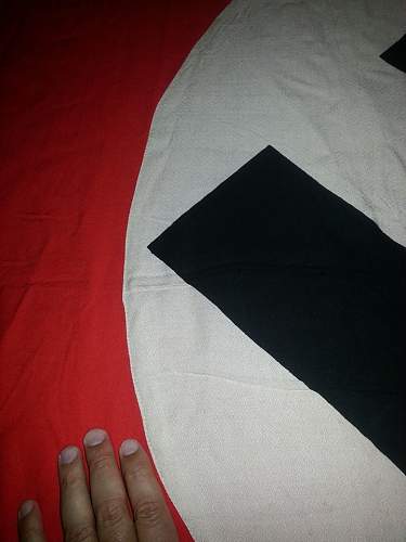 Huge Nazi banner