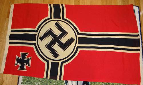 German flag - any info would be appreciated and what is it worth?