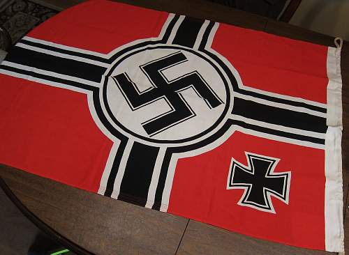 Reichskriegsflagge (war flag)  -80 x 135 :  Lorenz Summa Sohne Oberkotzau