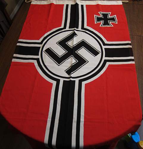 Reichskriegsflagge (war flag)  -80 x 135 :  Lorenz Summa Sohne Oberkotzau