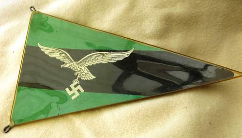 Luftwaffe Field Division Officers vehicle pennant