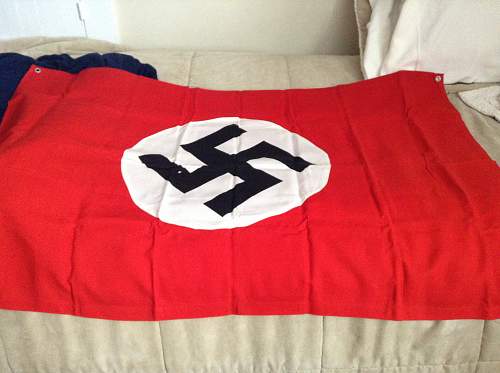 German WW2 vehicle flag, real or fake?