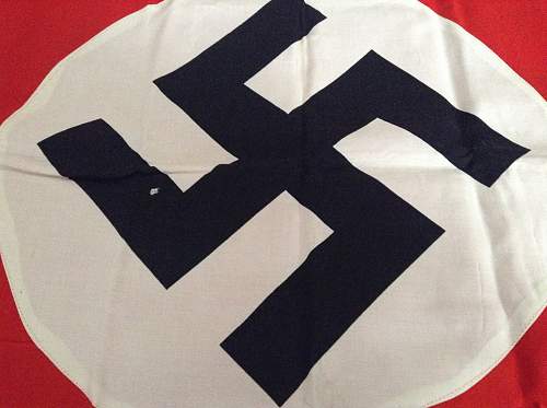 German WW2 vehicle flag, real or fake?