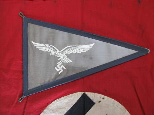 Luftwaffe Staff Car Fender Pennant