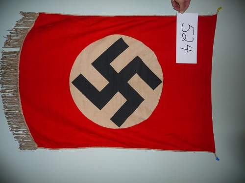 Nazi podium banner