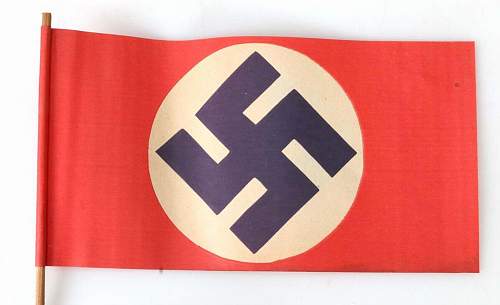 &quot;NSDAP hand held parade flag&quot;