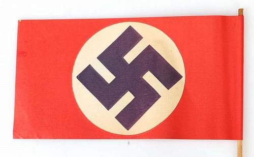 &quot;NSDAP hand held parade flag&quot;