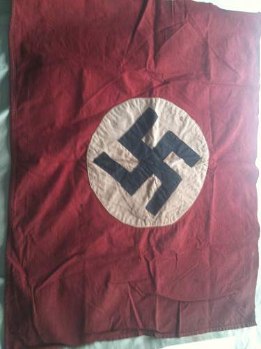 WWII Germany Nazi Flag Double Sided 24x20