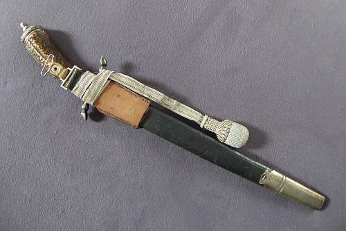 Deutsche Jägerschaft Hirschfänger - National Hunting Association Cutlass by A.Wingen Jr.