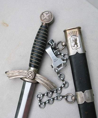 Presentation Sniper Dagger &amp; luftwaffe 1st Jagdgeschwader 27