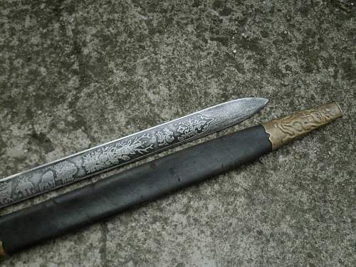 Deutschen Jägerschaft inscription dagger identyfication and verification.