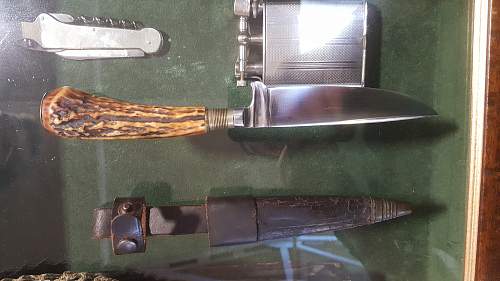 Can anyone tell me if this WW1 stag horn trench knife is genuine or not. It has no maker mark but supposedly this was common closer to the end of the war. Thanks