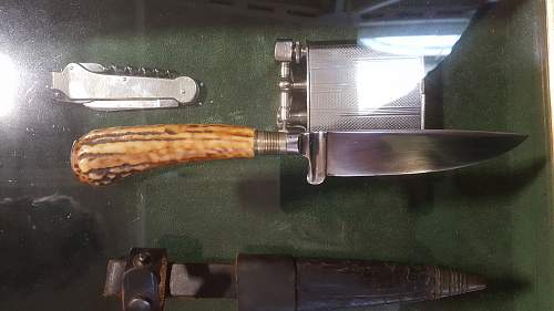 Can anyone tell me if this WW1 stag horn trench knife is genuine or not. It has no maker mark but supposedly this was common closer to the end of the war. Thanks