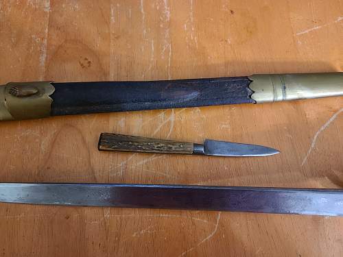 Forestry dagger/Cutlass I think any help Identifying it would be greatly appreciated