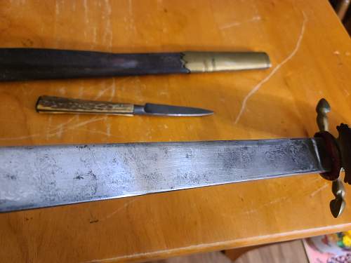 Forestry dagger/Cutlass I think any help Identifying it would be greatly appreciated