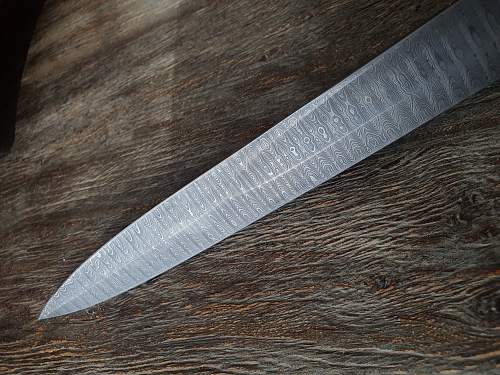 Banddamast Hunting dagger with skinner, Royal quality