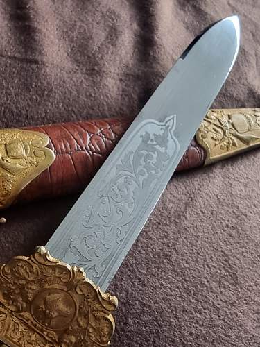 Deluxe Standhauer waidbesteck - Hunting dagger set from Austria