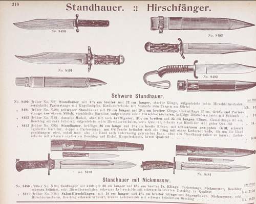 Standhauer Eickhorn model 356 in the 1912 Eickhorn Cataloque