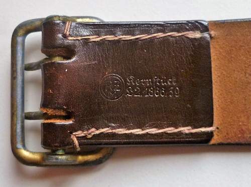 RZM Leather Belt Markings