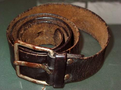 RZM Leather Belt Markings