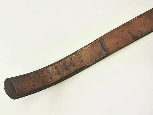 Belt - is the stiching wartime original?