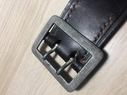 Unknow brown leather belt