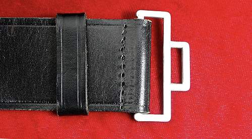 Officers leather belt