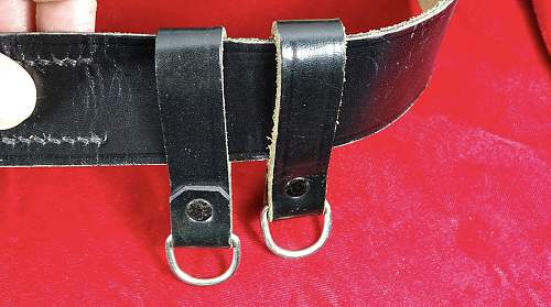 Officers leather belt