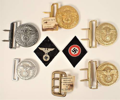 A few NSDAP buckles.