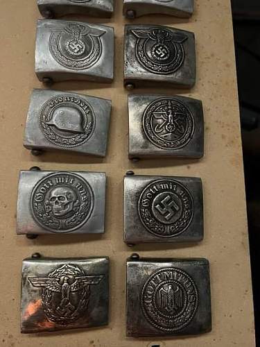Buckle Lot.  Real or Fake