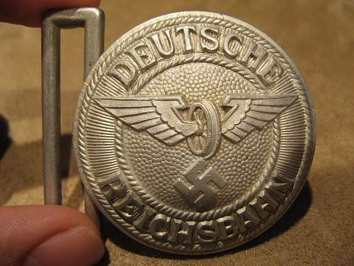 2 Nice Buckles picked up at Gun Show: Reichbahn and HJ