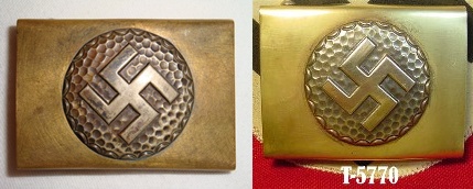 Unidentified &quot;large swastika&quot; buckle ?