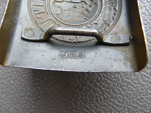 WWII German Belt Buckle.  KM?