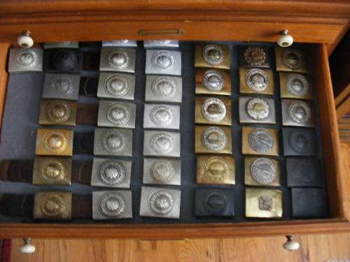 How do You display Your buckle collection?