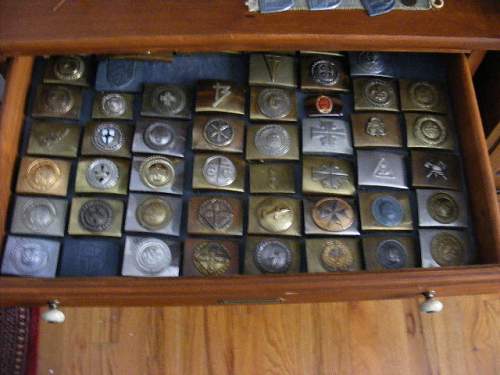 How do You display Your buckle collection?