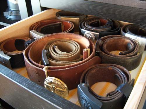 How do You display Your buckle collection?