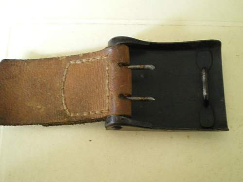 a strange buckle ?